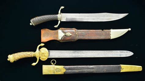 2 GERMAN HUNTING KNIVES. - Dec 07, 2022 | Poulin Antiques & Auctions in ME