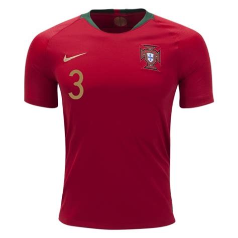 Portugal World-Cup #3 PEPE Home Jersey 2018