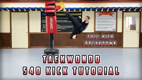 Taekwondo 540 Kick Tutorial | Full Kick Breakdown - YouTube