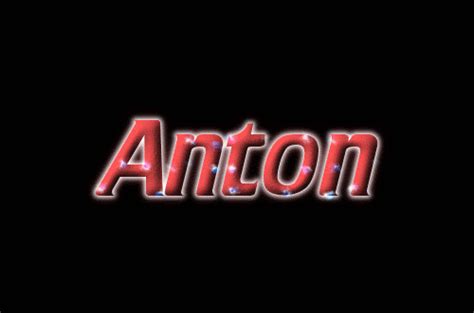 Anton Logo | Free Name Design Tool from Flaming Text