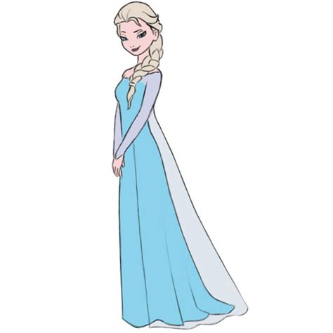 Top 138+ How to draw elsa cartoon - Tariquerahman.net