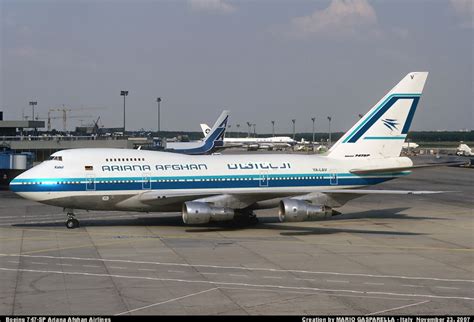 Ariana Afghan Airlines Boeing 747SP Combo Aviation Design - Modified ...