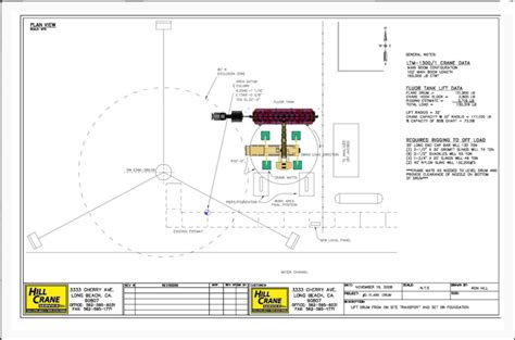 Simple Crane Lift Plan Template