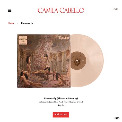 Camila Cabello | Romance | lp Box Set on Behance