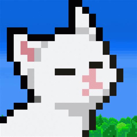 Vibing Cat Pixel GIF | GIFDB.com