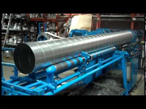 Spiral Duct Fabrication - YouTube