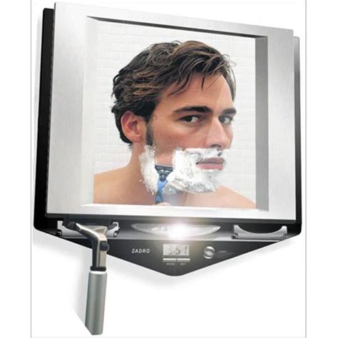 Fogless Lighted Shaving Mirror - Stainless Steel - Walmart.com