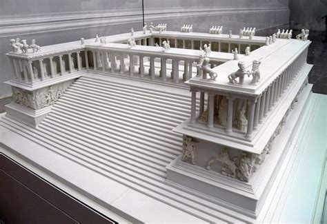 Reconstruction of the Pergamon Altar, Pergamon Museum, Berlin ...