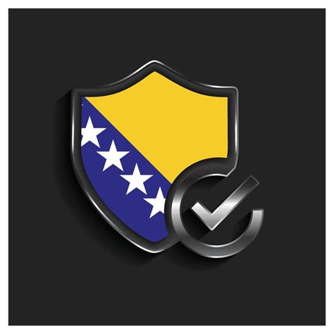 Bosnia flag design vector 13283391 Vector Art at Vecteezy