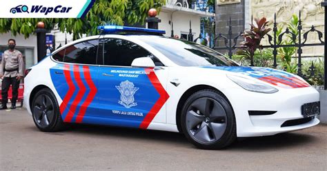 Tesla Model 3 joins Indonesian Police fleet in effort to promote EVs | WapCar