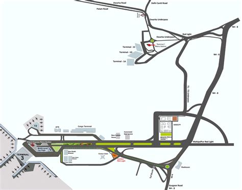 Route Maps & Inter-Terminal Directions | Delhi Airport