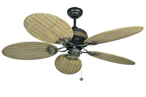 15 Best Collection of Wicker Outdoor Ceiling Fans with Lights