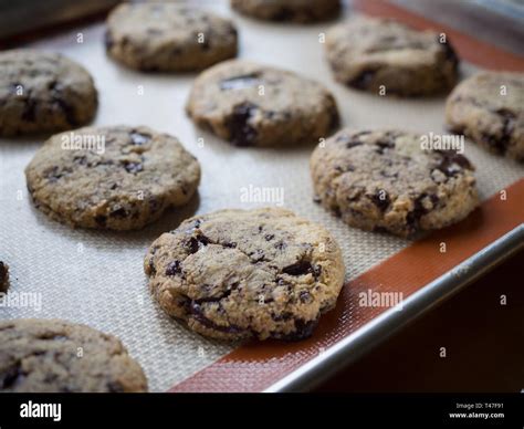 Gluten-free chocolate chip cookies Stock Photo - Alamy