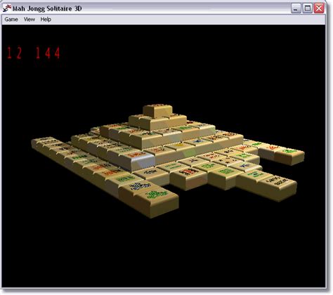 MahJongg Solitaire 3D — Download