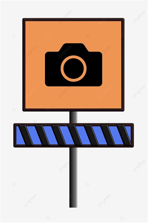 Warning Signs Clipart Hd PNG, Camera Warning Sign, Yellow, Safe, Three Dimensional PNG Image For ...