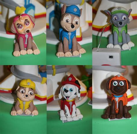 Fondant Paw Patrol Figures - CakeCentral.com