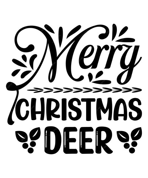 Premium Vector | Christmas quotes svg design