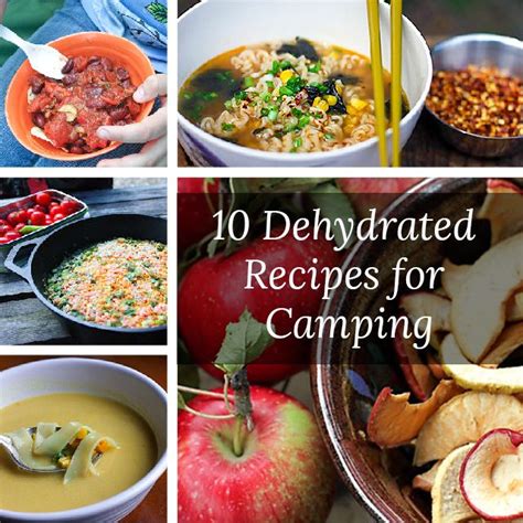 10 Dehydrated Recipes for Camping | Dehydrated camping food, Dehydrated food, Meals