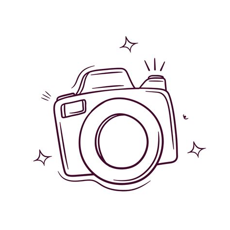 Hand Drawn DSLR Camera. Doodle Vector Sketch Illustration 24499666 ...