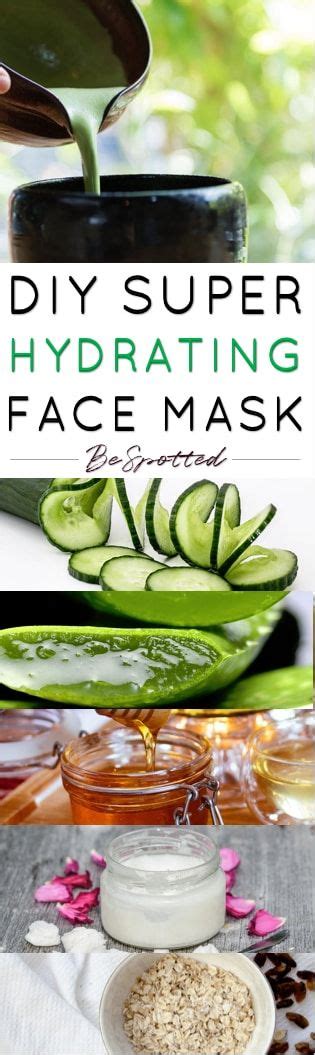 DIY Hydrating Face Mask for Bright Skin and Dewy Glow | Hydrating face ...