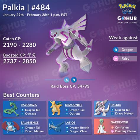 Palkia Raid Counters Guide: best Palkia counters in Pokémon GO | Pokémon GO Hub