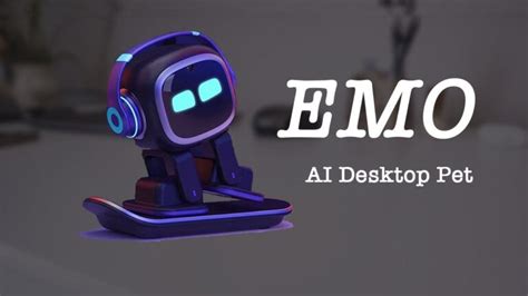 EMO AI Desktop Robotic Pet By Living AI - IndianAI.in