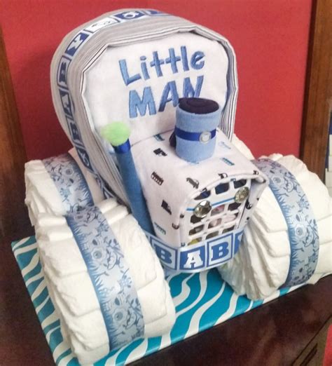 Tractor diaper cake | Etsy