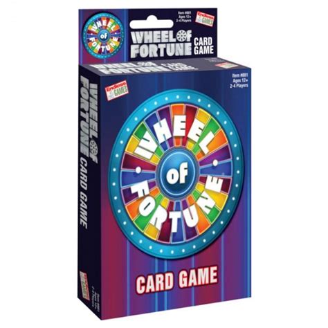 Wheel Of Fortune Card Game - Board Game Nexus