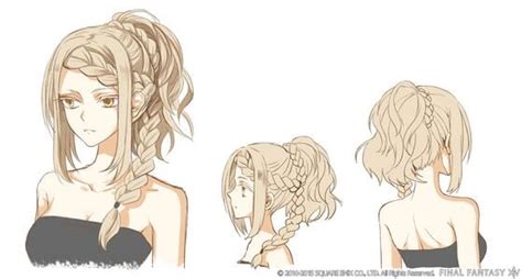 Gyr Abanian Plait Hairstyle - Final Fantasy XIV Online Wiki - FFXIV ...