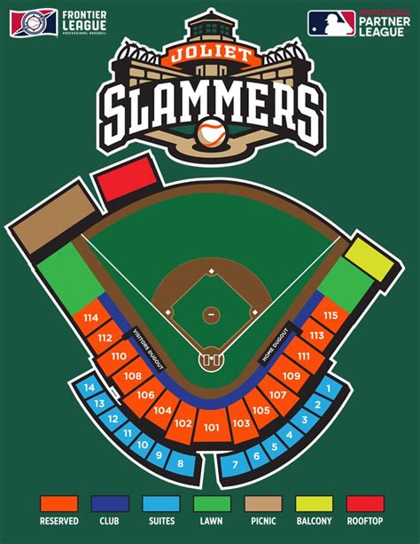 Seating Diagram – Joliet Slammers Pro Baseball