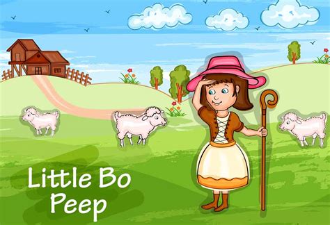 Little Bo Peep | Nursery Rhyme For Kids With Lyrics