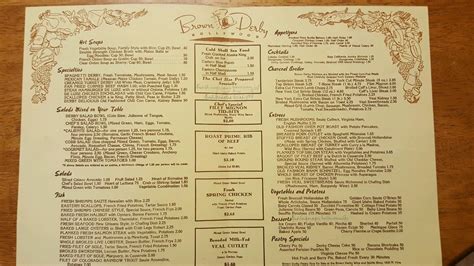 Vtg 1949 The Brown Derby Restaurant Menu Hollywood California 1940s | eBay | Brown derby ...