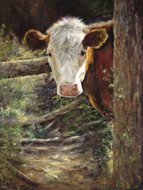 Cow painting. Would love to do something like this for my grandparents | Farm art, Cow painting ...