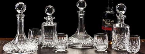 Crystal Decanters & Carafes - Hand Cut Crystal