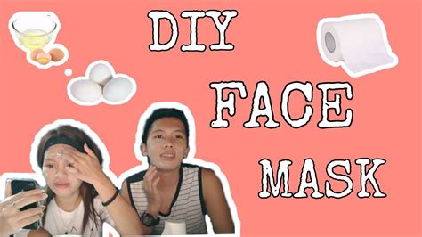 DIY FACE MASK : EGG WHITE/TISSUE - YouTube