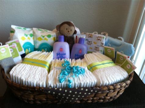 Baby Shower Basket Gift Idea | Baby shower baskets, Baby shower gift ...