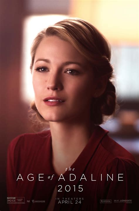 The Age of Adaline | Age of adaline, Blake lively age, Blake lively