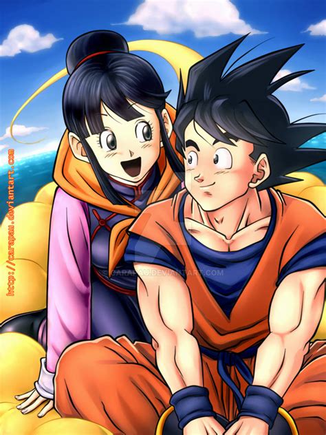 Goku and ChiChi Valentine's Day by carapau on DeviantArt