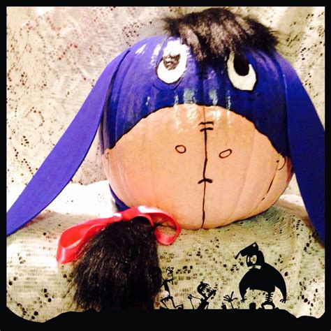 Eeyore | Painted pumpkins, Eeyore, Bags