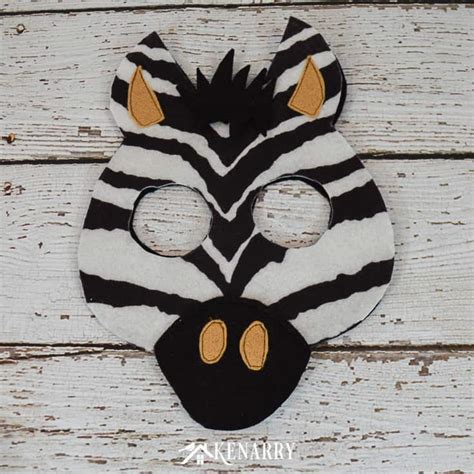 DIY Animal Costume: Easy Kid's Zebra Costume with Free Mask Template