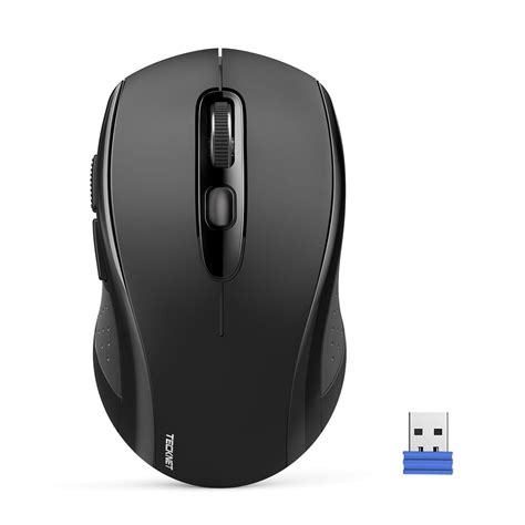 TECKNET 3 Modes Bluetooth Mouse 2.4G Wireless Portable Optical Mouse w