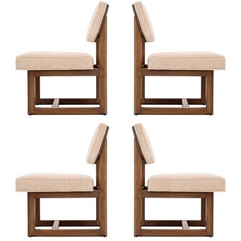 Set of Four Frank Lloyd Wright Chairs For Sale at 1stdibs