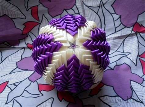 Folded Fabric Ornaments, Ribbon Ornaments, Beaded Ornaments, Ornaments Diy, Ball Ornaments ...