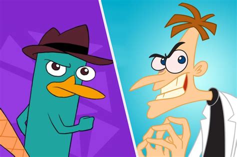 Phineas And Ferb Perry The Platypus And Doofenshmirtz