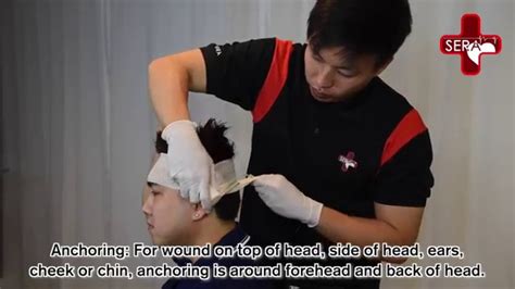 Head Injury Bandage | Singapore Emergency Responder Academy, First Aid and CPR Training - YouTube