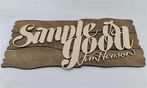 Laser Cutting Wood Process - The Grain Sign Company