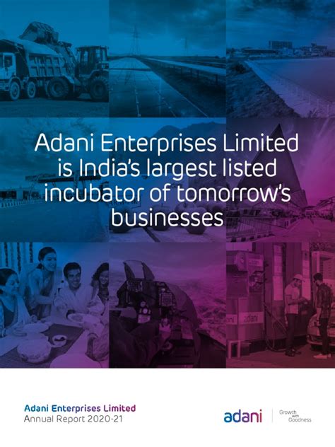 Adani Enter. Annual Report 2020-21 | PDF | Economies | Business