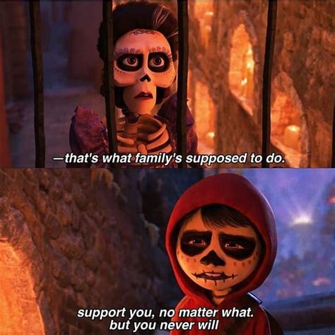 quotesfilms on Instagram: “Coco (2017) Aspiring musician Miguel, confronted with his family's ...