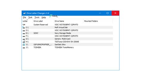 Drive Letter Changer 1.4 Free Download - FileCR