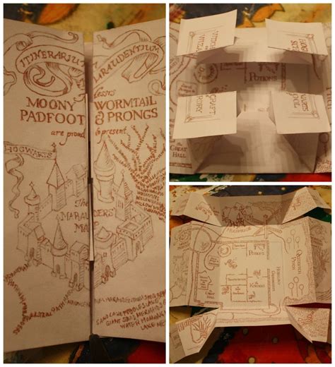 The Marauders Map | Potterlove | Harry Potter Marauders Map, Harry ...